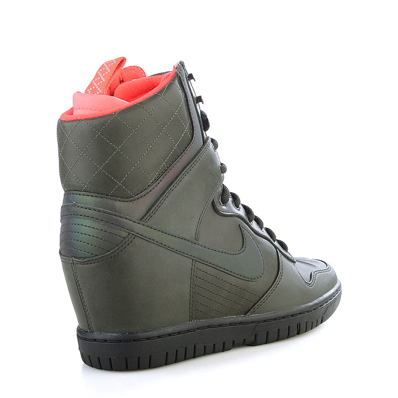 женские зеленые ботинки Nike WMNS Dunk Sky Hi 2 Sneakerboot Reflective 807401-300 - цена, описание, фото 2